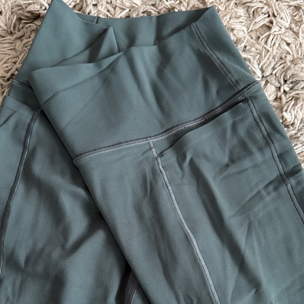 Athleta Sage Green Leggings 7/8 - Picture 3 of 3